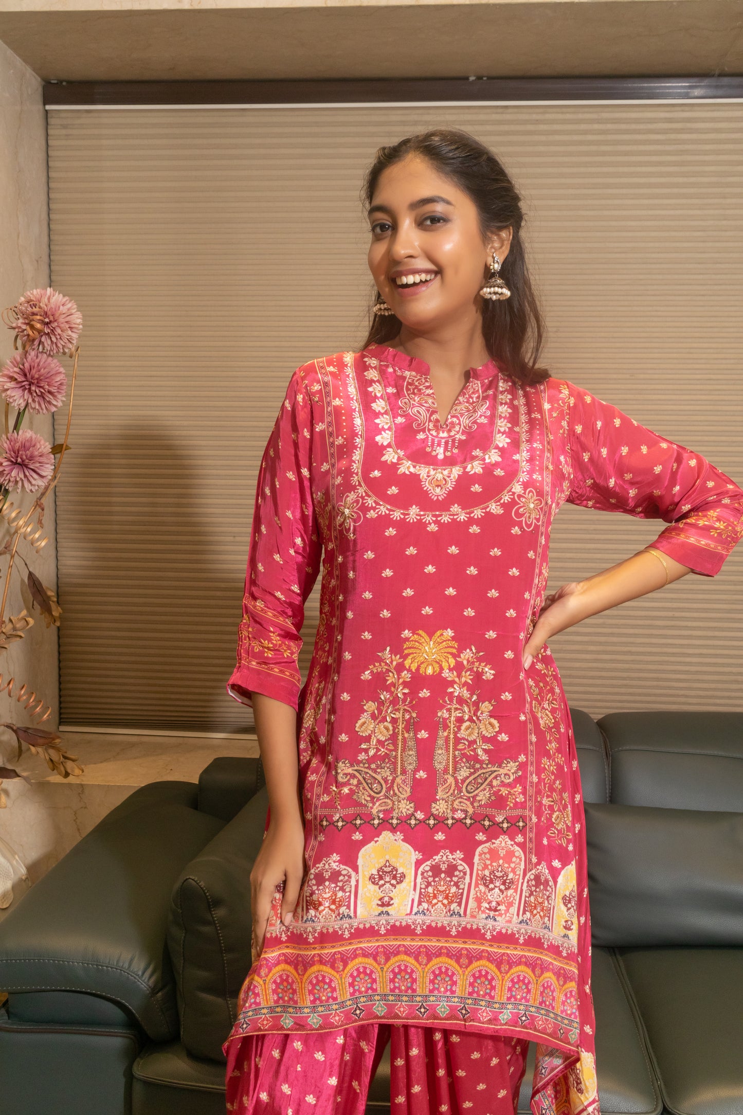 RANI DIGITAL PRINTED TALE CUT CO-ORD SET
