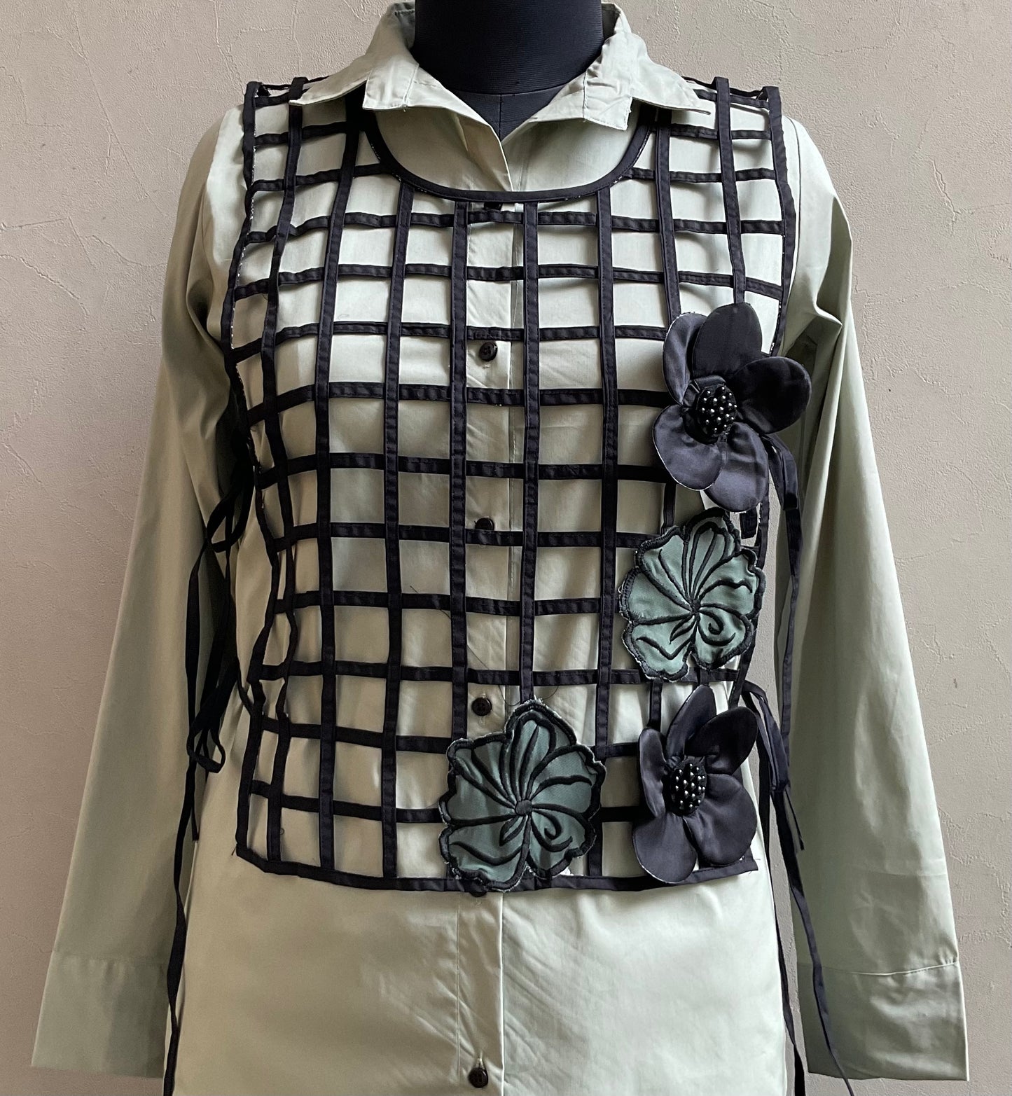 PISTA GREEN MESH JACKET COORD SET
