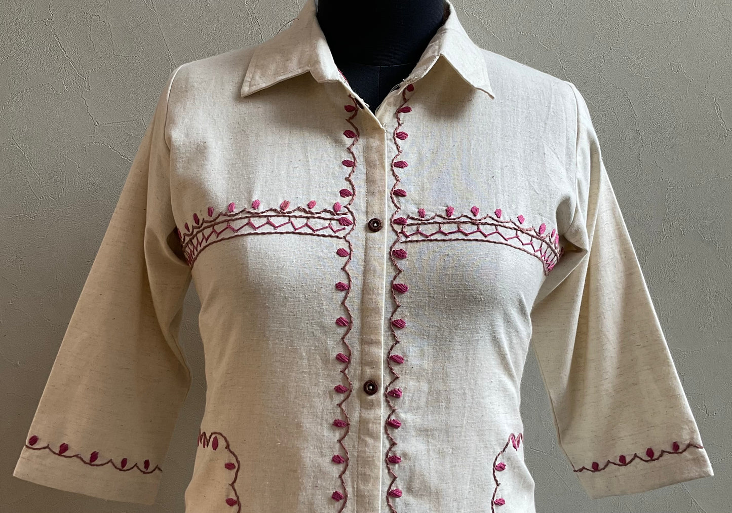 KORA HAND EMBROIDERED COORD SET