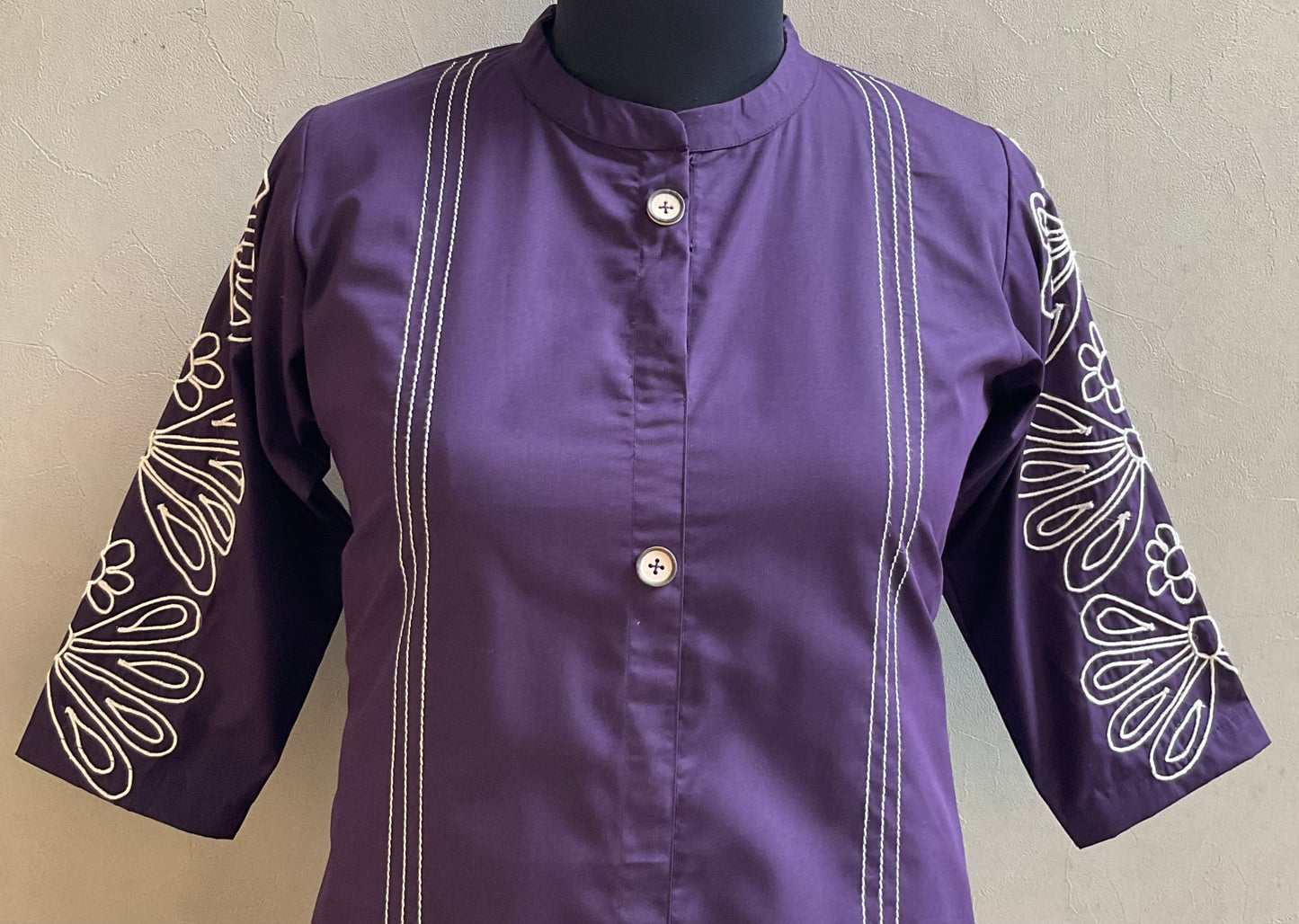 PURPLE DORI WORKED COORD SET