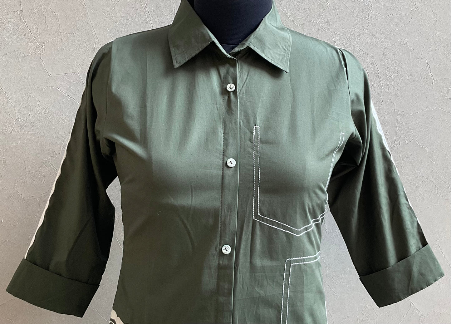 DARK GREEN ANCHORED COORD SET