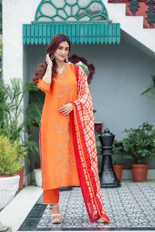 KURTA DUPATTA WITH PANT