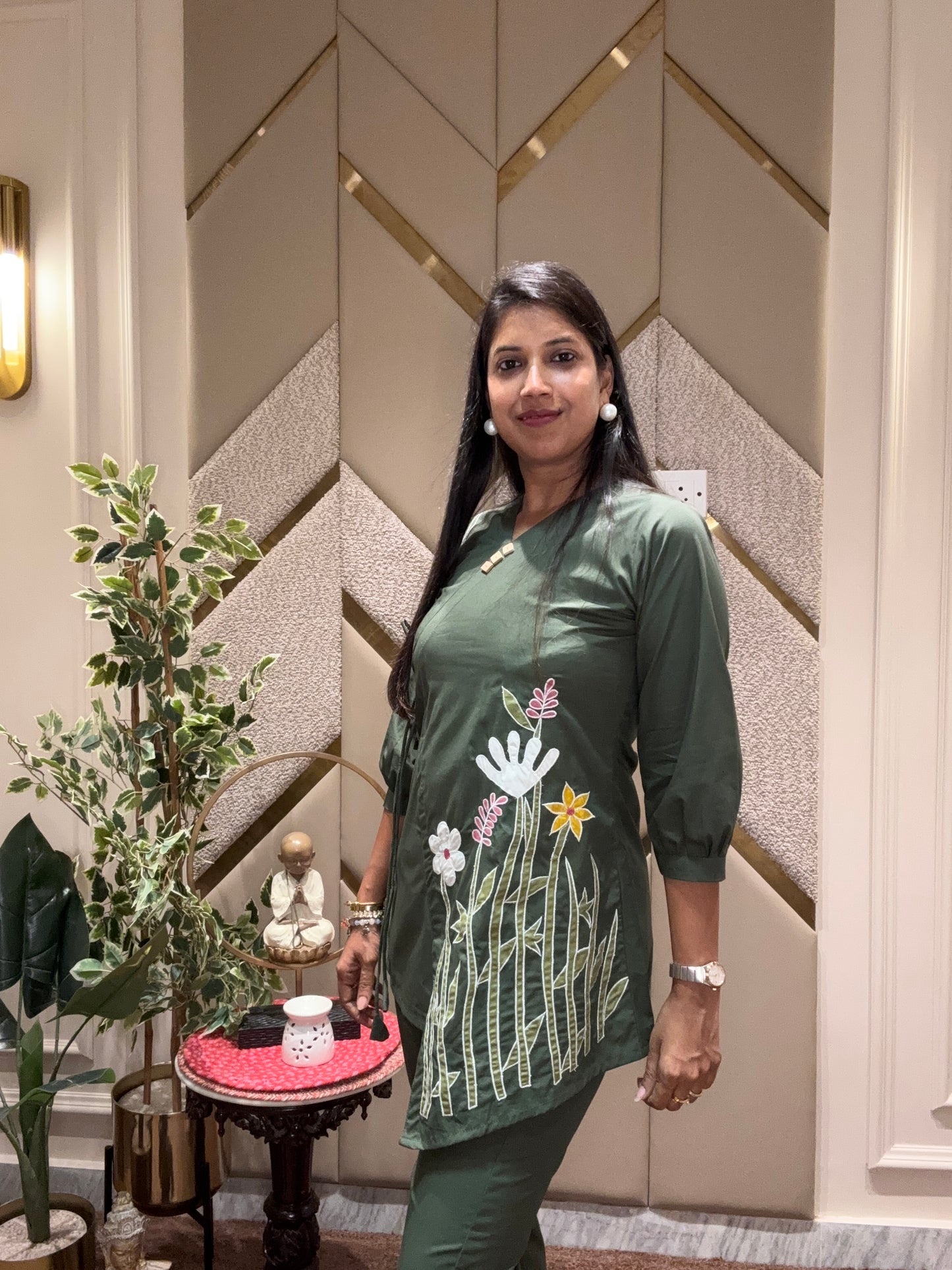 FOREST GREEN COORD SET