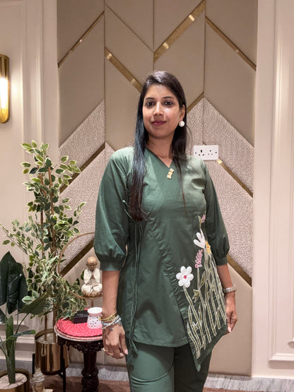 FOREST GREEN COORD SET