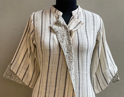 KORA APPLIQUE ALINE DRESS