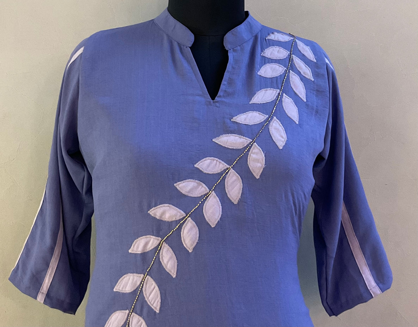 DARK LAVENDER APPLIQUE WORKED COORD SET