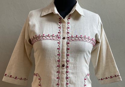 KORA HAND EMBROIDERED COORD SET